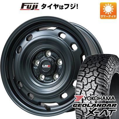 【新品】デリカD5 夏タイヤ ホイール4本セット 245/70R16 ヨコハマ ジオランダー X-AT G016 RBL レアマイスター LMG OFF-STYLE 2 (マットブラック) 7J 16インチ(送料無料)