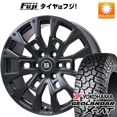 【新品】ランクル300 夏タイヤ ホイール4本セット 275/55R20 120/117 Q ヨコハマ ジオランダー X-AT G016 RBL ビッグウエイ B-LUGNAS BRD(マットブラック) トヨタ車専用 8.5J 20インチ(送料無料)