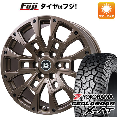 【新品国産車用6穴139.7】 夏タイヤ ホイール4本セット 285/55R20 122/119 Q ヨコハマ ジオランダー X-AT G016 RBL ビッグウエイ B-LUGNAS BRD(マットブロンズ) 8.5J 20インチ(送料無料)｜フジコーポレーション