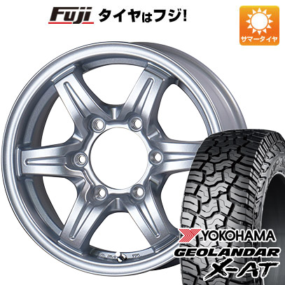【新品】ハイエース200系 夏タイヤ ホイール4本セット 215/65R16 109/107Q ヨコハマ ジオランダー X-AT G016 OWL TWS グランヴァード NEO 7J 16インチ(送料無料)|フジコーポレーション