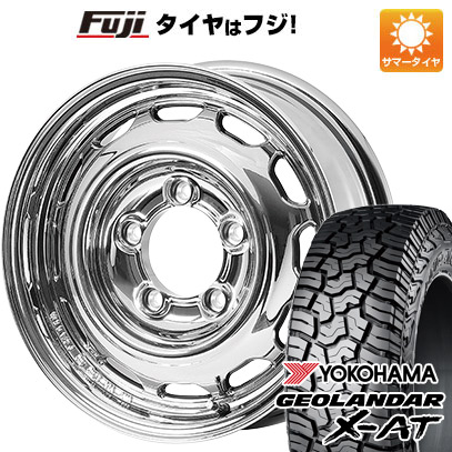 【新品】ジムニー 夏タイヤ ホイール4本セット 195R16C 104/102Q ヨコハマ ジオランダー X-AT G016 OWL アピオ ワイルドボア ベンチュラ 5.5J 16インチ(送料無料)｜フジコーポレーション