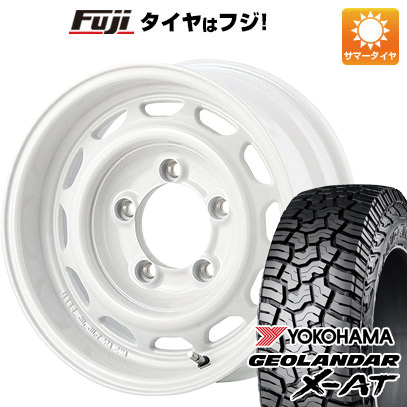 【新品】ジムニー 夏タイヤ ホイール4本セット 195R16C 104/102Q ヨコハマ ジオランダー X-AT G016 OWL アピオ ワイルドボア ベンチュラ 5.5J 16インチ(送料無料)|フジコーポレーション