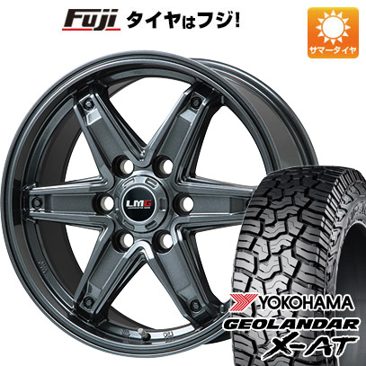 【新品国産車用6穴139.7】 夏タイヤ ホイール4本セット 275/70R17 ヨコハマ ジオランダー X-AT G016 RBL レアマイスター LMG エトナ(ディープグレー) 17インチ(送料無料)