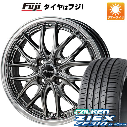 【新品国産車用4穴100】 夏タイヤ ホイール4本セット 185/65R15 ファルケン ジークス ZE310R エコラン(限定) モンツァ ワーウィック ディープランド 5.5J 15インチ(送料無料)