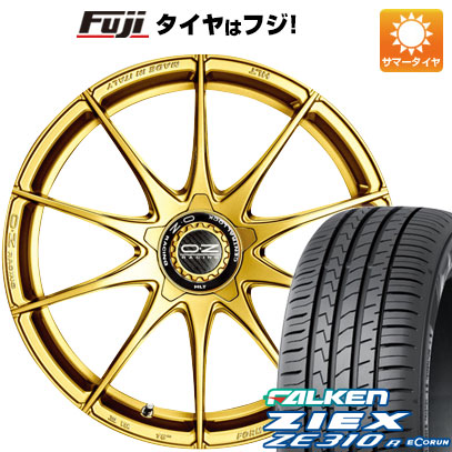 【新品国産車用5穴100】 夏タイヤ ホイール4本セット 225/40R18 ファルケン ジークス ZE310R エコラン(限定) OZ フォーミュラHLT 8J 18インチ(送料無料)