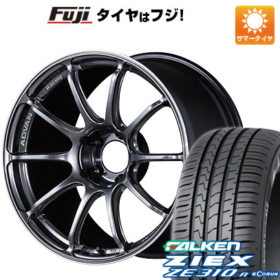 【新品国産車用5穴100】 夏タイヤ ホイール4本セット 225/40R18 ファルケン ジークス ZE310R エコラン(限定) ヨコハマ アドバンレーシング RSIII 7.5J 18インチ(送料無料)｜フジコーポレーション