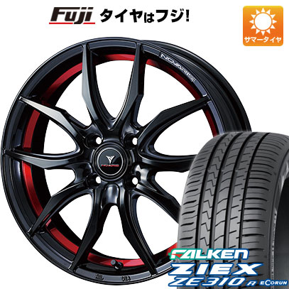 【新品国産車用4穴100】 夏タイヤ ホイール4本セット 185/60R15 ファルケン ジークス ZE310R エコラン(限定) WEDS ウェッズ ノヴァリス ローグ VF 5.5J 15インチ(送料無料)｜フジコーポレーション