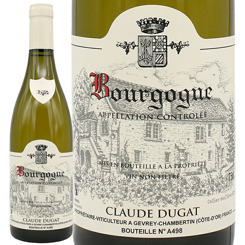 白ワイン 辛口 Claude Dugat クロード デュガ ブルゴーニュ ブラン 2023 750ml 【正規輸入品】 フランス