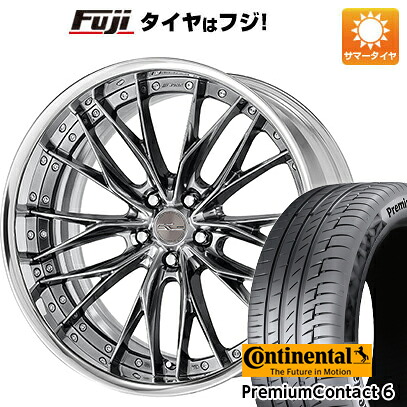 【新品】40系アルファード/ヴェルファイア用 夏タイヤ ホイール4本セット 245/40R21 コンチネンタル コンチ プレミアムコンタクト6(限定) WORK ワーク シュヴァート ブルネン 9J 21インチ(送料無料)｜フジコーポレーション