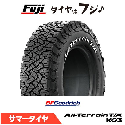 【タイヤ交換可能】【送料無料】 BFグッドリッチ オールテレーンT/A KO3 RWL ホワイトレター 37X13.5R17 128R 夏タイヤ サマータイヤ 単品1本価格