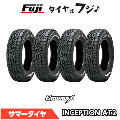 【4本セット 送料無料】 GRIPMAX グリップマックス インセプション A/TII RWL ホワイトレター(限定) 195R14C 106/104Q 夏タイヤ サマータイヤ 単品画像
