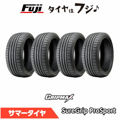 【4本セット 送料無料】 GRIPMAX グリップマックス シュアグリップ PRO SPORT BSW ブラックサイドウォール(限定) 215/40R18 89Y XL 夏タイヤ サマータイヤ 単品|フジコーポレーション