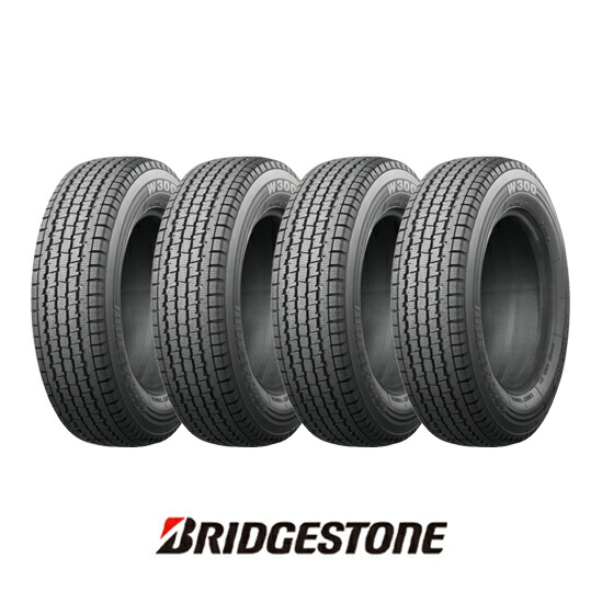 2024年製 145/80R12 BS W300 4本セット BRIDGESTONE（ブリヂストン） W300 145/80R12 80/78N スタッドレス
