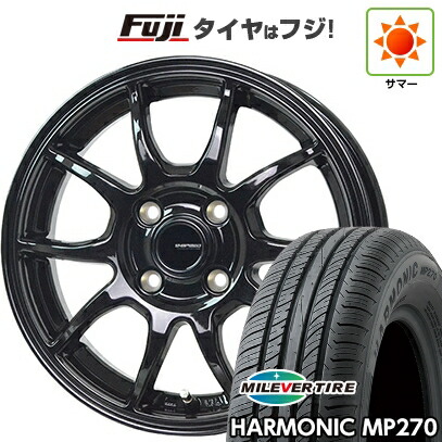 【新品】シエンタ 2022- 夏タイヤ ホイール4本セット 195/55R16 ミレバー ハーモニック MP270(限定) ホットスタッフ ジースピード G-06【限定】 6J 16インチ(送料無料)