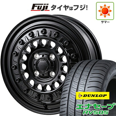 【新品 軽自動車】N-BOX タント スペーシア 夏タイヤ ホイール4本セット 165/55R15 ダンロップ エナセーブ RV505 モンツァ HI-BLOCK ターマー 15インチ(送料無料)｜フジコーポレーション