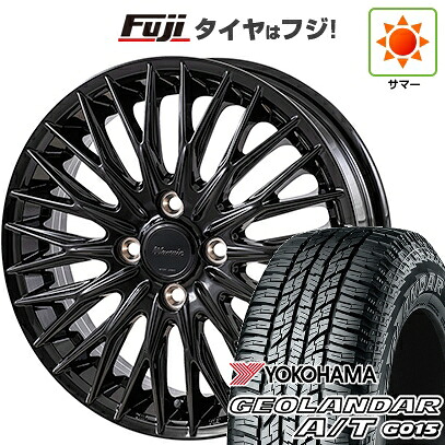 【新品 軽自動車】N-BOX タント スペーシア 夏タイヤ ホイール4本セット 165/55R15 ヨコハマ ジオランダー A/T G015 RBL モンツァ ワーウィック クライヴァー 15インチ(送料無料)|フジコーポレーション