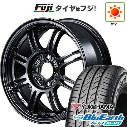 【新品 軽自動車】 夏タイヤ ホイール4本セット 165/55R14 ヨコハマ ブルーアース AE-01 RAYS レイズ A LAP 6J 14インチ(送料無料)