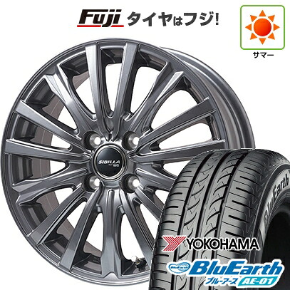 【新品】クロスビー/イグニス 夏タイヤ ホイール4本セット 175/60R16 ヨコハマ ブルーアース AE-01 トピー シビラ NEXT W-5 ディープグレー【限定】 6J 16インチ(送料無料)