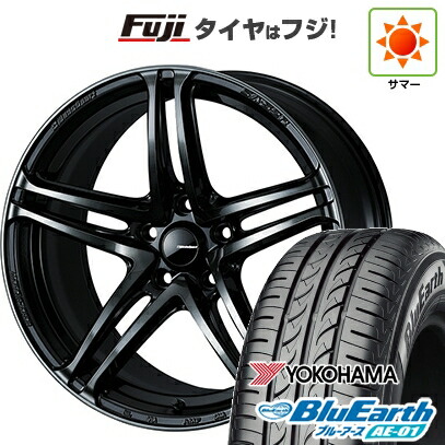 【新品 軽自動車】ハスラー デリカミニ(4WD) 夏タイヤ ホイール4本セット 165/60R15 ヨコハマ ブルーアース AE-01 WEDS ウェッズスポーツ SA-52R 5J 15インチ(送料無料)