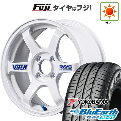【新品 軽自動車】ハスラー デリカミニ(4WD) 夏タイヤ ホイール4本セット 165/60R15 ヨコハマ ブルーアース AE-01 RAYS レイズ ボルクレーシング TE37 ソニック 30th ステッカーVer 5J 15インチ(送料無料)