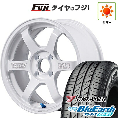 【新品 軽自動車】タフト ソリオ 夏タイヤ ホイール4本セット 165/65R15 ヨコハマ ブルーアース AE-01 RAYS レイズ ボルクレーシング TE37 ソニック 30th マシニングVer 5.5J 15インチ(送料無料)|フジコーポレーション
