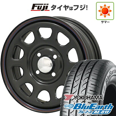 【新品国産車用4穴100】 夏タイヤ ホイール4本セット 175/65R14 ヨコハマ ブルーアース AE-01F モリタ デイトナズ 6J 14インチ(送料無料)