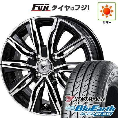 【新品国産車用4穴100】 夏タイヤ ホイール4本セット 175/65R14 ヨコハマ ブルーアース AE-01F モンツァ JPスタイル MJ-X 5J 14インチ(送料無料)