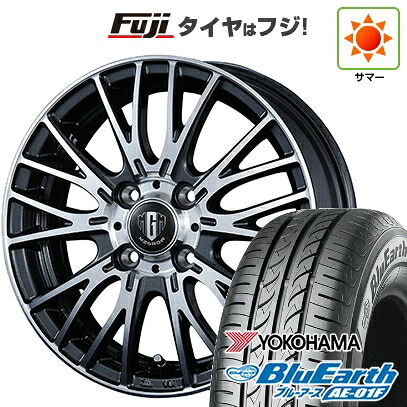 【新品 軽自動車】ソリオ ハスラー 夏タイヤ ホイール4本セット 165/70R14 ヨコハマ ブルーアース AE-01F コーセイ MZ-GROW VM25R 4.5J 14インチ(送料無料)