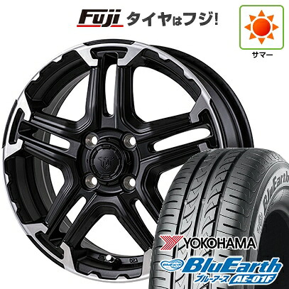 【新品国産車用4穴100】 夏タイヤ ホイール4本セット 195/55R16 ヨコハマ ブルーアース AE-01F モンツァ JPスタイル MJ-T 6J 16インチ(送料無料)｜フジコーポレーション