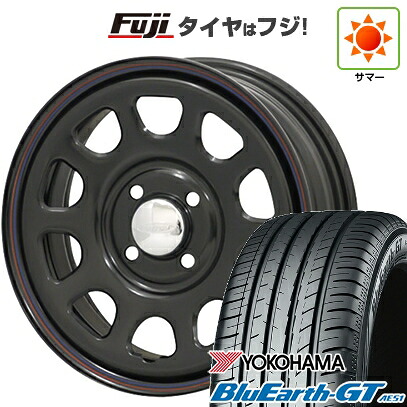 【新品国産車用4穴100】 夏タイヤ ホイール4本セット 175/65R14 ヨコハマ ブルーアース GT AE51 モリタ デイトナズ 6J 14インチ(送料無料)