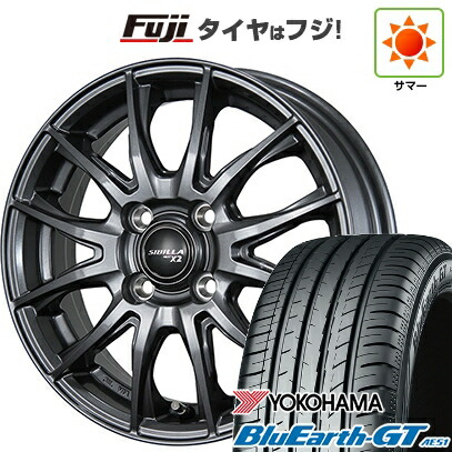 【新品国産車用4穴100】 夏タイヤ ホイール4本セット 175/65R15 ヨコハマ ブルーアース GT AE51 トピー シビラ NEXT X2 5.5J 15インチ(送料無料)
