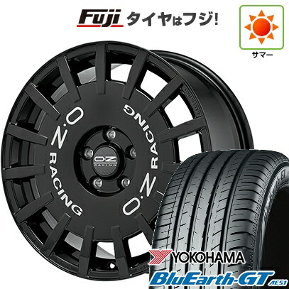 【新品】ライズ/ロッキー(ガソリン) 夏タイヤ ホイール4本セット 195/60R17 ヨコハマ ブルーアース GT AE51 OZ ラリーレーシング 7J 17インチ(送料無料)