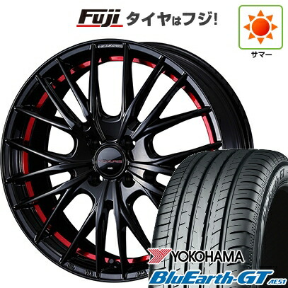 【新品】オーラ 夏タイヤ ホイール4本セット 205/50R17 ヨコハマ ブルーアース GT AE51 WEDS ウェッズ ノヴァリス ローグ QR 6.5J 17インチ(送料無料)