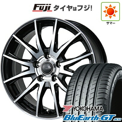 【新品国産車用4穴100】 夏タイヤ ホイール4本セット 195/50R16 ヨコハマ ブルーアース GT AE51 トピー セレブロ TX2 6J 16インチ(送料無料)