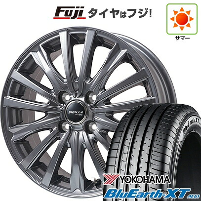 【新品】ライズ/ロッキー（ガソリン） 夏タイヤ ホイール4本セット 195/65R16 ヨコハマ ブルーアース XT AE61 トピー シビラ NEXT W-5 ディープグレー【限定】 6J 16インチ(送料無料)