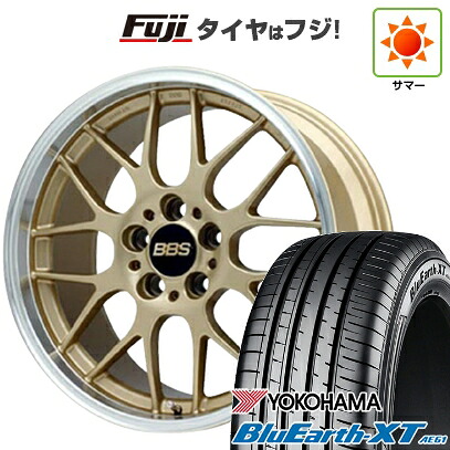 【新品】ライズ/ロッキー（ガソリン） 夏タイヤ ホイール4本セット 195/60R17 ヨコハマ ブルーアース XT AE61 BBS JAPAN RG-R 7J 17インチ(送料無料)