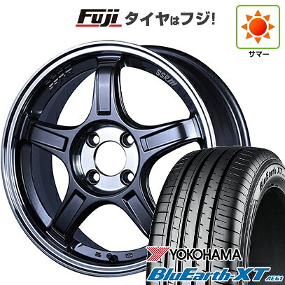 【新品】ライズ/ロッキー（ガソリン） 夏タイヤ ホイール4本セット 195/60R17 ヨコハマ ブルーアース XT AE61 SSR GT GTX03 7J 17インチ(送料無料)