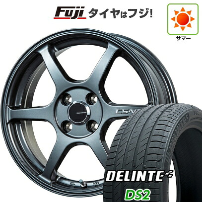 【新品 軽自動車】N-BOX タント スペーシア 夏タイヤ ホイール4本セット 155/65R14 デリンテ DS2(限定) レアマイスター CS-V6(ガンメタ) 4.5J 14インチ(送料無料)