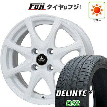 【新品 軽自動車】N-BOX タント スペーシア 夏タイヤ ホイール4本セット 155/65R14 デリンテ DS2(限定) プレミックス アマルフィV Jr(ホワイト) 4.5J 14インチ(送料無料)