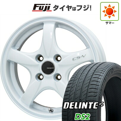 【新品 軽自動車】タフト ソリオ 夏タイヤ ホイール4本セット 165/65R15 デリンテ DS2(限定) レアマイスター CS-V(ホワイト) 5J 15インチ(送料無料)|フジコーポレーション