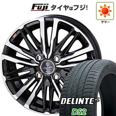 【新品国産車用4穴100】 夏タイヤ ホイール4本セット 175/65R15 デリンテ DS2(限定) 共豊 スマック クレスト 5.5J 15インチ(送料無料)