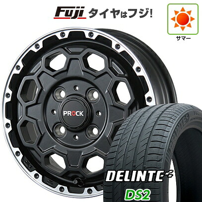 【新品国産車用4穴100】 夏タイヤ ホイール4本セット 175/65R14 デリンテ DS2(限定) ブレスト バーンズテック プロックストリーム 5J 14インチ(送料無料)