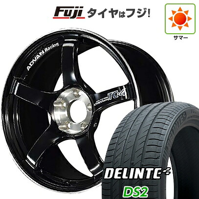 【新品国産車用4穴100】 夏タイヤ ホイール4本セット 185/60R15 デリンテ DS2(限定) ヨコハマ アドバンレーシング TC-4 SE 6J 15インチ(送料無料) 85,415円