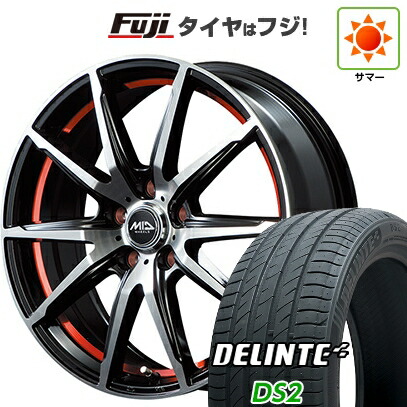 【新品 軽自動車】N-BOX タント スペーシア 夏タイヤ ホイール4本セット 155/65R14 デリンテ DS2(限定) MID WHEELS RX-02 4.5J 14インチ(送料無料)