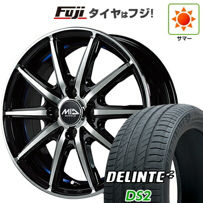 【新品 軽自動車】N-BOX タント スペーシア 夏タイヤ ホイール4本セット 155/65R14 デリンテ DS2(限定) MID WHEELS SX-2 4.5J 14インチ(送料無料)
