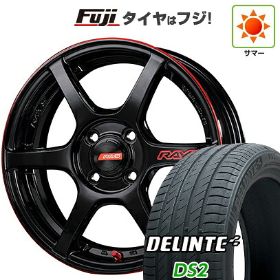 【新品 軽自動車】タフト ソリオ 夏タイヤ ホイール4本セット 165/65R15 デリンテ DS2(限定) RAYS レイズ グラムライツ 57C6 TIME ATTACK EDITION 5J 15インチ(送料無料)