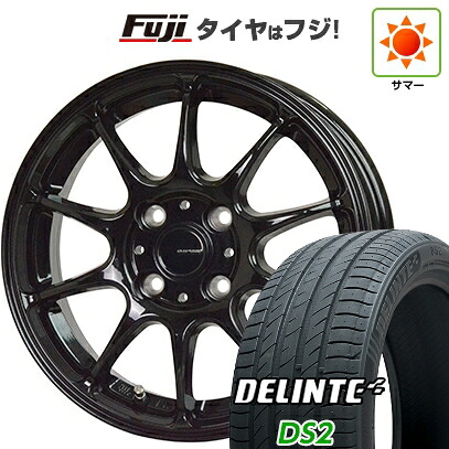 【新品国産車用4穴100】 夏タイヤ ホイール4本セット 175/70R14 デリンテ DS2(限定) ホットスタッフ ジースピード G-07 5J 14インチ(送料無料)|フジコーポレーション