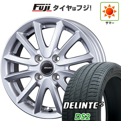 【新品国産車用4穴100】 夏タイヤ ホイール4本セット 185/55R15 デリンテ DS2(限定) コーセイ クレイシズ VS6 5.5J 15インチ(送料無料)