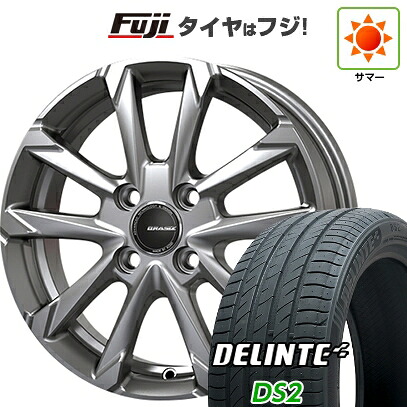 【新品国産車用4穴100】 夏タイヤ ホイール4本セット 185/65R15 デリンテ DS2(限定) コーセイ クレイシズ GC36F 5.5J 15インチ(送料無料)｜フジコーポレーション