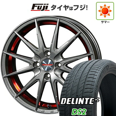 【新品 軽自動車】タフト ソリオ 夏タイヤ ホイール4本セット 165/65R15 デリンテ DS2(限定) モンスタースポーツ VX12S 5J 15インチ(送料無料)